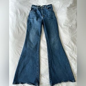 Abercrombie Curve Love Ultra High Rise Stretch Flare Jean